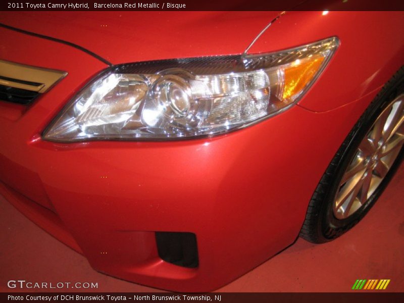 Barcelona Red Metallic / Bisque 2011 Toyota Camry Hybrid