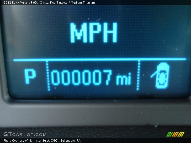 Crystal Red Tintcoat / Medium Titanium 2012 Buick Verano FWD