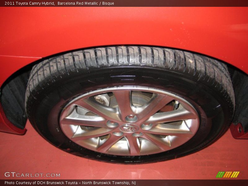 Barcelona Red Metallic / Bisque 2011 Toyota Camry Hybrid
