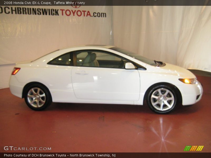 Taffeta White / Ivory 2008 Honda Civic EX-L Coupe