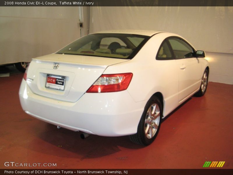 Taffeta White / Ivory 2008 Honda Civic EX-L Coupe
