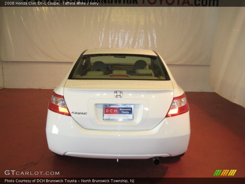 Taffeta White / Ivory 2008 Honda Civic EX-L Coupe