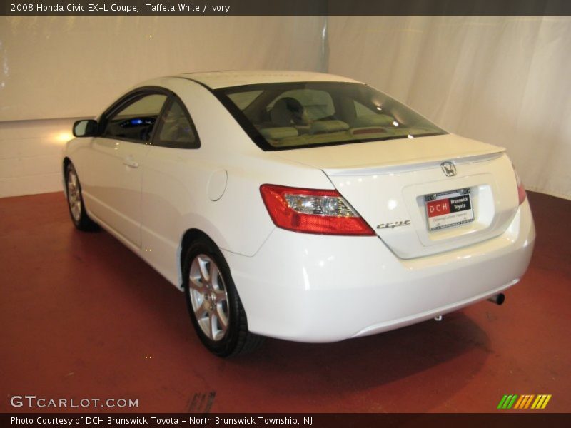 Taffeta White / Ivory 2008 Honda Civic EX-L Coupe
