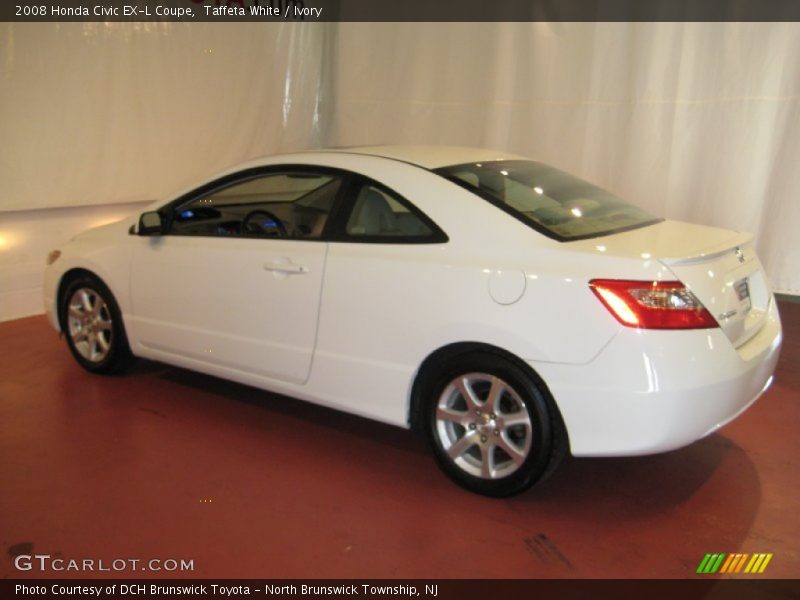 Taffeta White / Ivory 2008 Honda Civic EX-L Coupe
