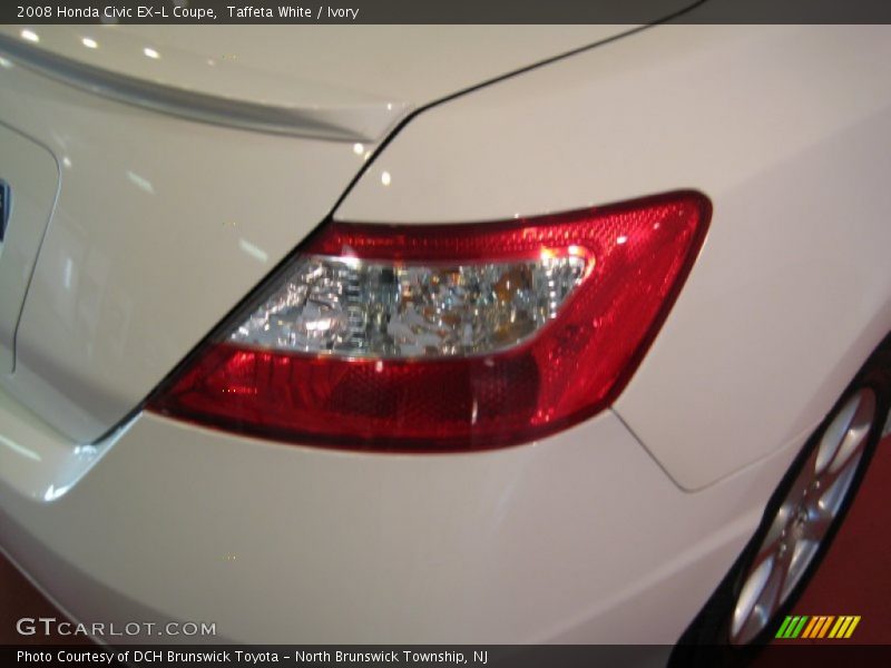 Taffeta White / Ivory 2008 Honda Civic EX-L Coupe