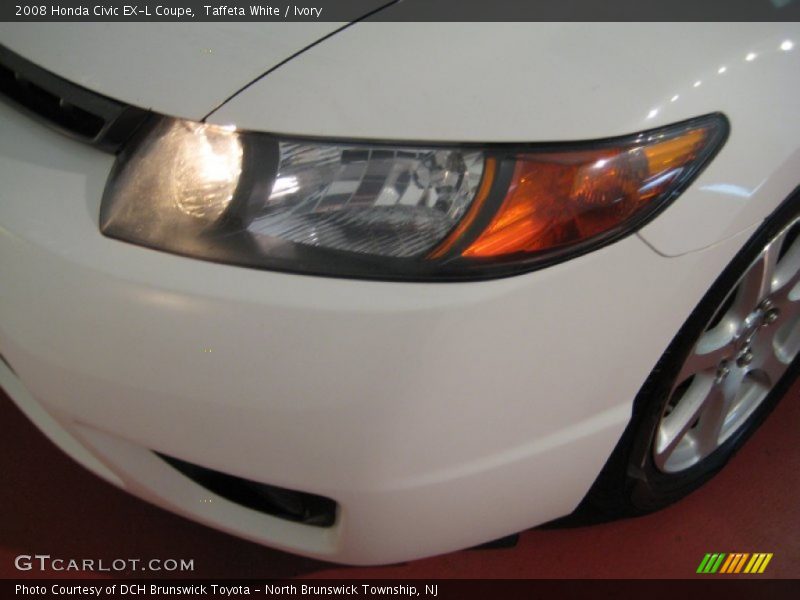 Taffeta White / Ivory 2008 Honda Civic EX-L Coupe