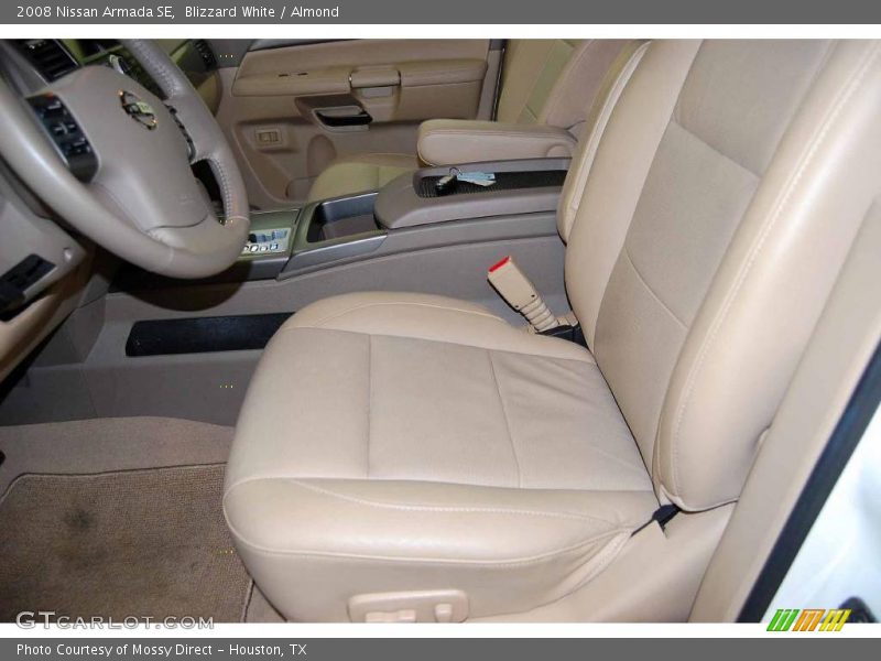 Blizzard White / Almond 2008 Nissan Armada SE
