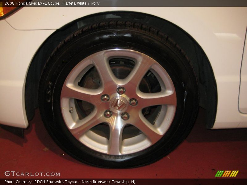 Taffeta White / Ivory 2008 Honda Civic EX-L Coupe