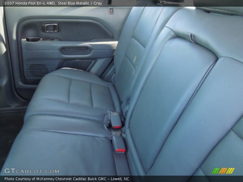 Steel Blue Metallic / Gray 2007 Honda Pilot EX-L 4WD