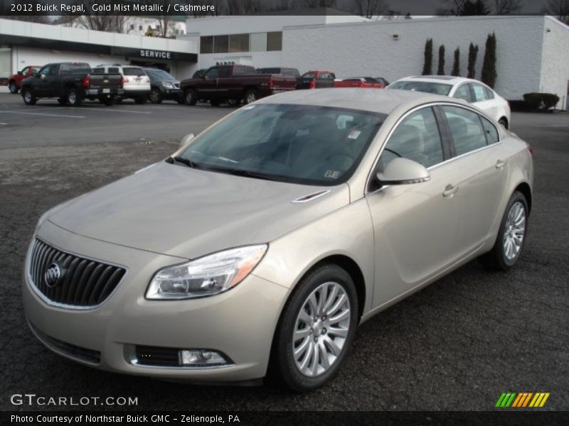 Gold Mist Metallic / Cashmere 2012 Buick Regal
