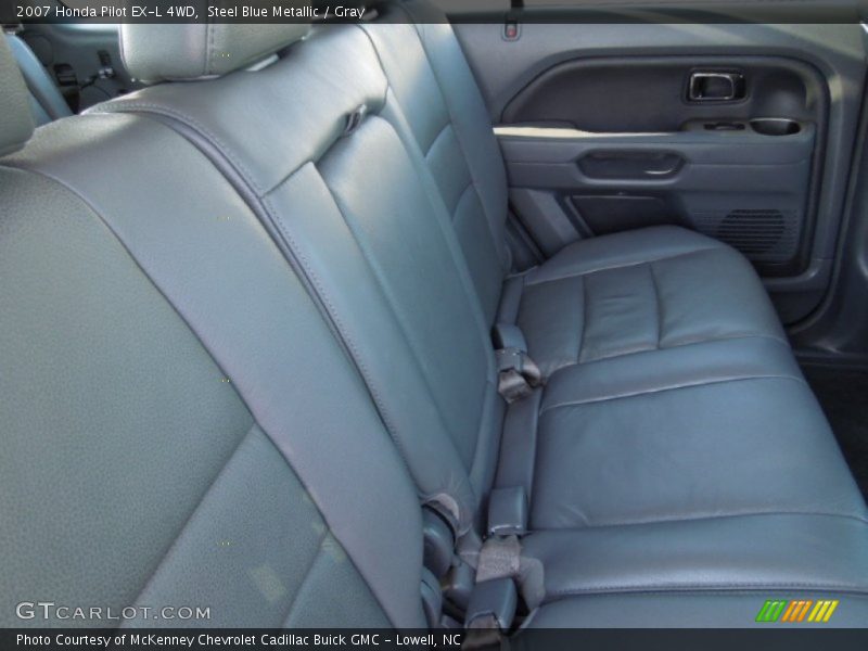 Steel Blue Metallic / Gray 2007 Honda Pilot EX-L 4WD