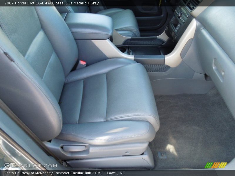 Steel Blue Metallic / Gray 2007 Honda Pilot EX-L 4WD