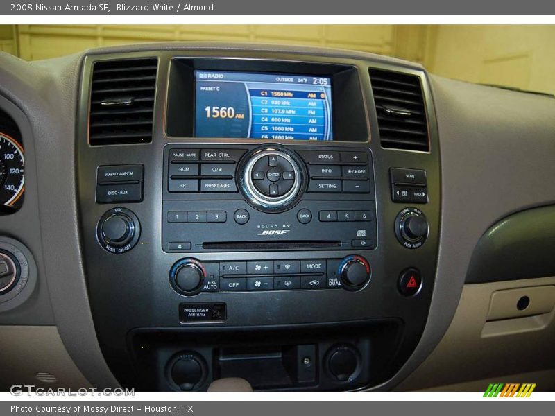 Blizzard White / Almond 2008 Nissan Armada SE