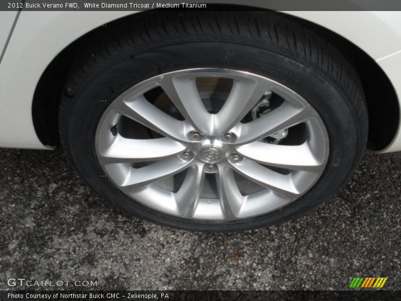 White Diamond Tricoat / Medium Titanium 2012 Buick Verano FWD