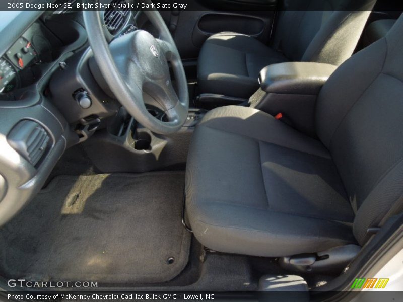 Bright Silver Metallic / Dark Slate Gray 2005 Dodge Neon SE