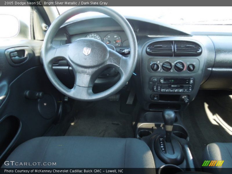 Bright Silver Metallic / Dark Slate Gray 2005 Dodge Neon SE