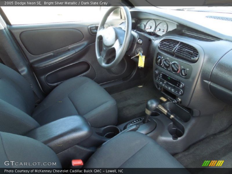 Bright Silver Metallic / Dark Slate Gray 2005 Dodge Neon SE