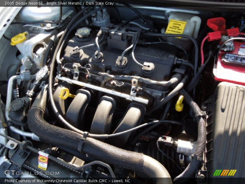 Bright Silver Metallic / Dark Slate Gray 2005 Dodge Neon SE