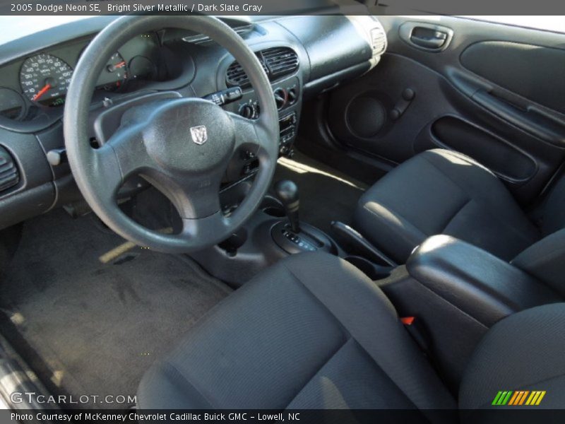 Bright Silver Metallic / Dark Slate Gray 2005 Dodge Neon SE