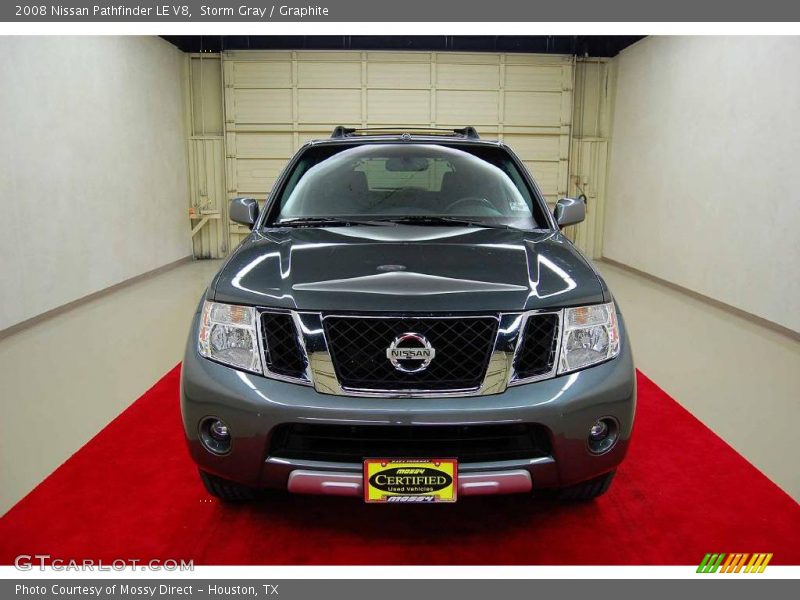 Storm Gray / Graphite 2008 Nissan Pathfinder LE V8