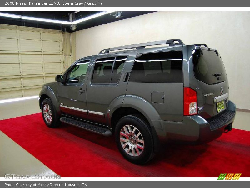 Storm Gray / Graphite 2008 Nissan Pathfinder LE V8