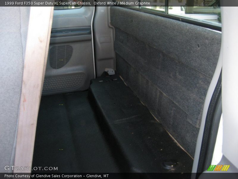 Oxford White / Medium Graphite 1999 Ford F350 Super Duty XL SuperCab Chassis