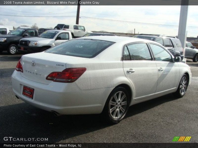 Blizzard White Pearl / Graphite Gray 2008 Toyota Avalon Limited