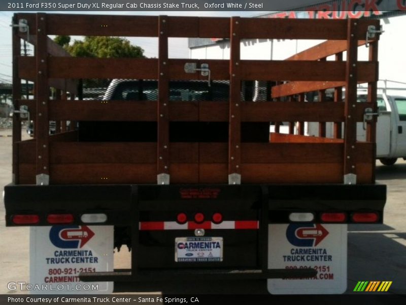Oxford White / Steel 2011 Ford F350 Super Duty XL Regular Cab Chassis Stake Truck
