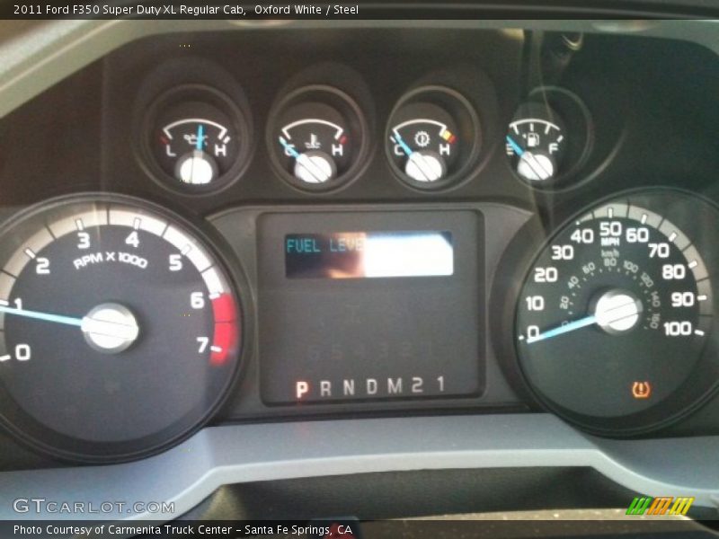 Oxford White / Steel 2011 Ford F350 Super Duty XL Regular Cab