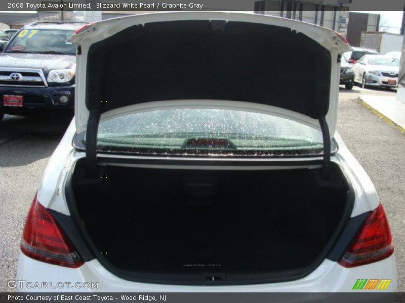 Blizzard White Pearl / Graphite Gray 2008 Toyota Avalon Limited
