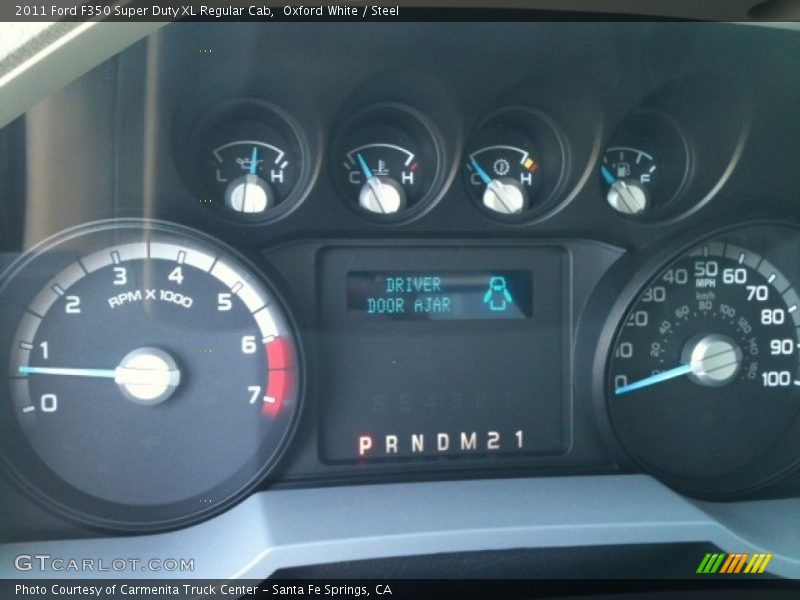 Oxford White / Steel 2011 Ford F350 Super Duty XL Regular Cab