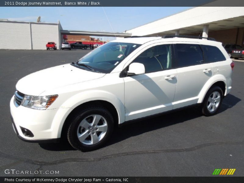 Bianco White / Black 2011 Dodge Journey Mainstreet