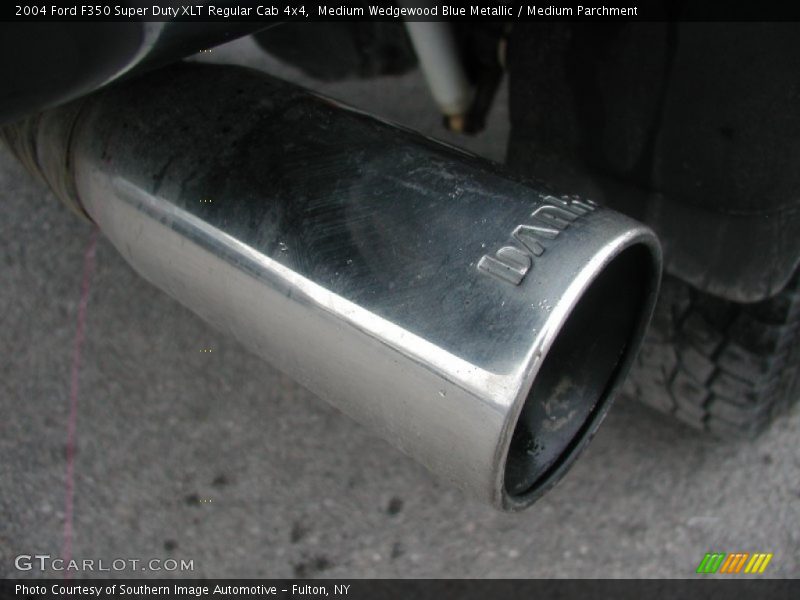 Medium Wedgewood Blue Metallic / Medium Parchment 2004 Ford F350 Super Duty XLT Regular Cab 4x4