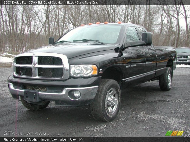 Black / Dark Slate Gray 2003 Dodge Ram 3500 SLT Quad Cab 4x4
