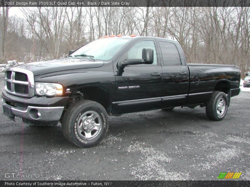 Black / Dark Slate Gray 2003 Dodge Ram 3500 SLT Quad Cab 4x4