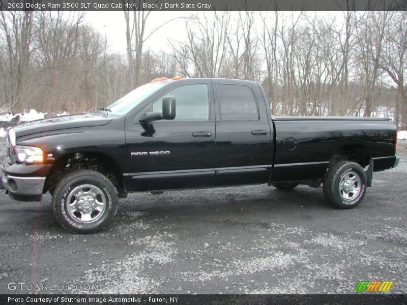Black / Dark Slate Gray 2003 Dodge Ram 3500 SLT Quad Cab 4x4