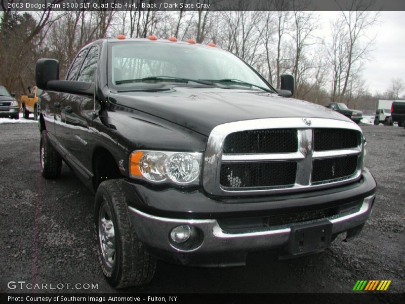 Black / Dark Slate Gray 2003 Dodge Ram 3500 SLT Quad Cab 4x4
