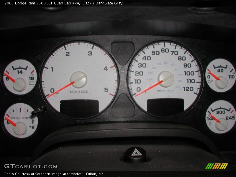  2003 Ram 3500 SLT Quad Cab 4x4 SLT Quad Cab 4x4 Gauges