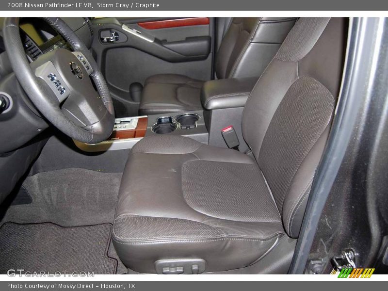 Storm Gray / Graphite 2008 Nissan Pathfinder LE V8