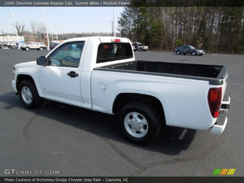 Summit White / Medium Pewter 2006 Chevrolet Colorado Regular Cab
