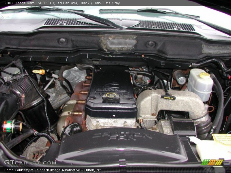 Black / Dark Slate Gray 2003 Dodge Ram 3500 SLT Quad Cab 4x4