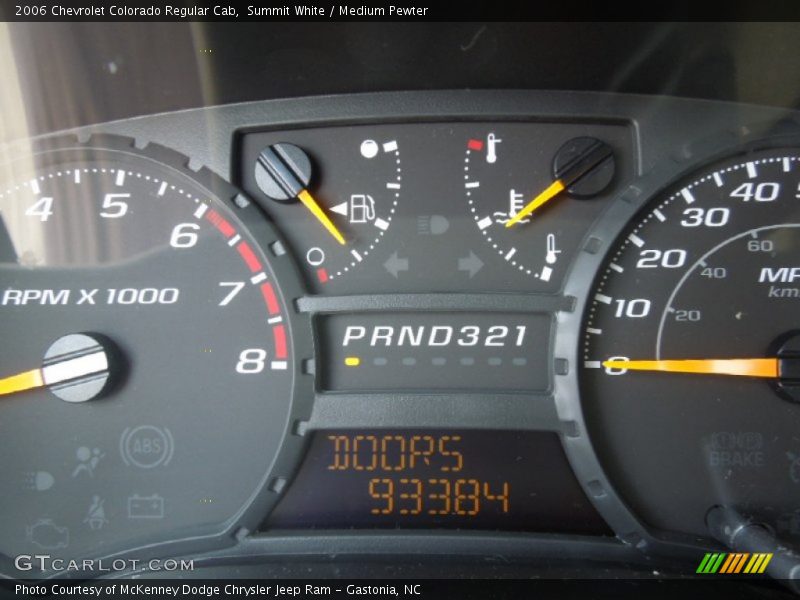 Summit White / Medium Pewter 2006 Chevrolet Colorado Regular Cab