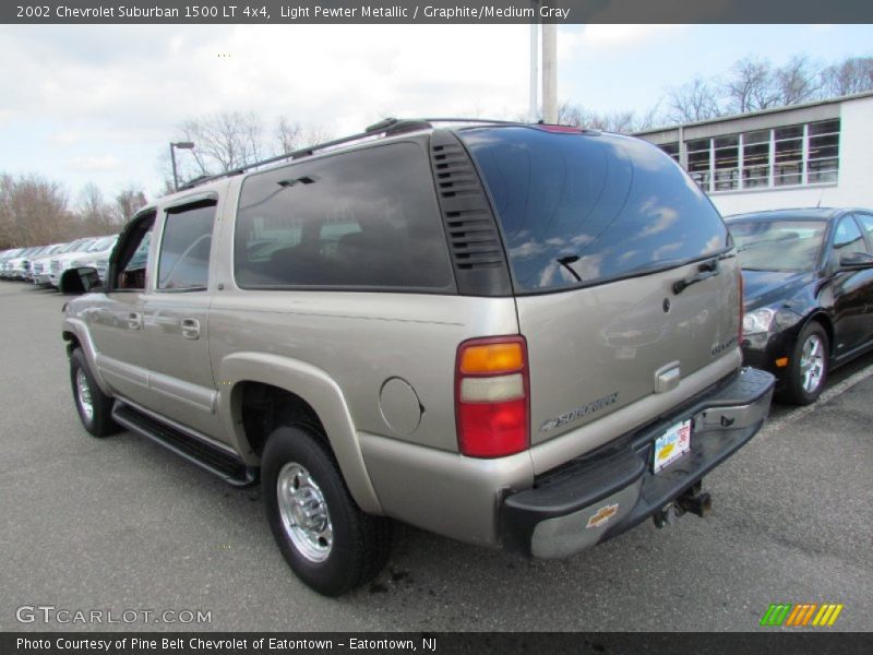 Light Pewter Metallic / Graphite/Medium Gray 2002 Chevrolet Suburban 1500 LT 4x4