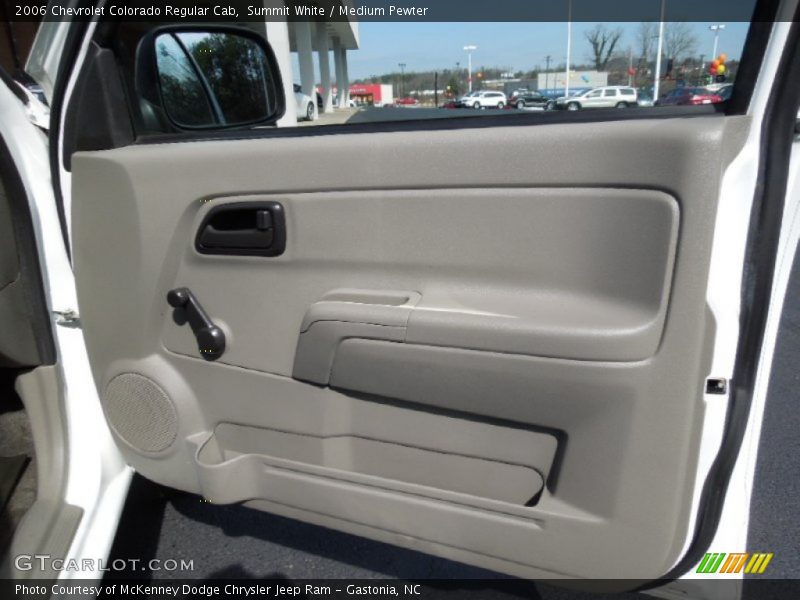 Summit White / Medium Pewter 2006 Chevrolet Colorado Regular Cab