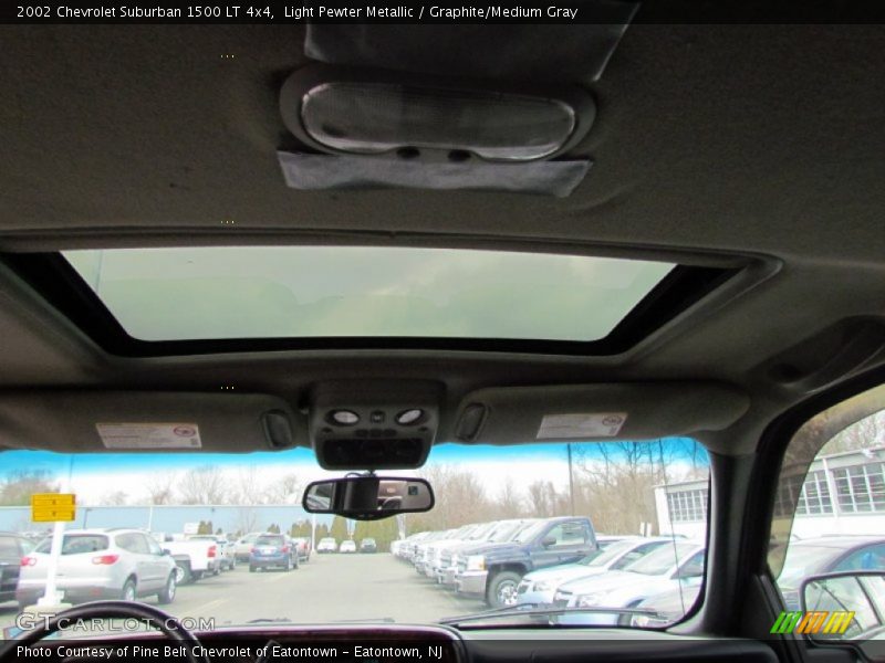 Light Pewter Metallic / Graphite/Medium Gray 2002 Chevrolet Suburban 1500 LT 4x4