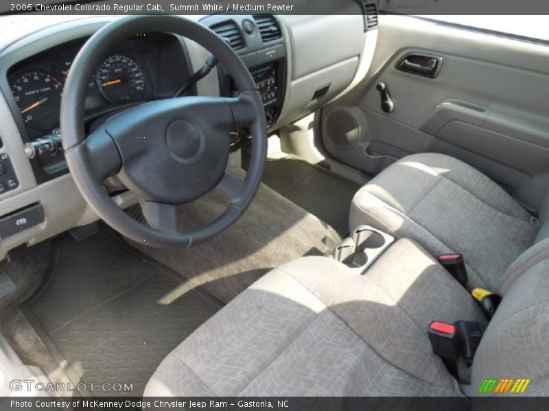 Medium Pewter Interior - 2006 Colorado Regular Cab 