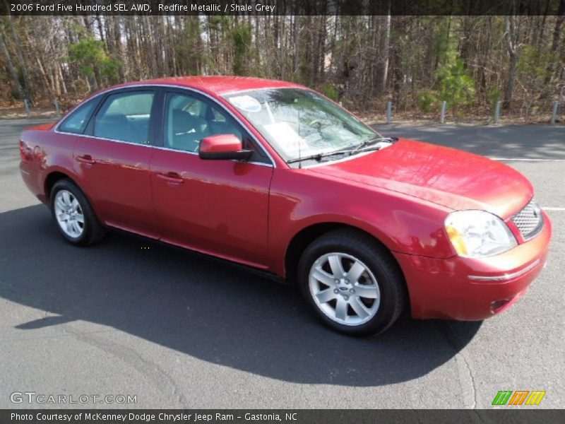 Redfire Metallic / Shale Grey 2006 Ford Five Hundred SEL AWD