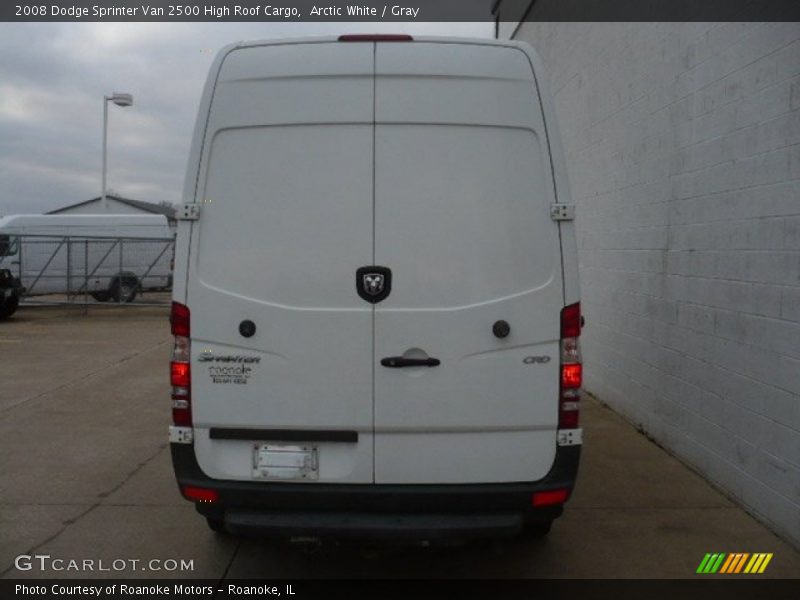 Arctic White / Gray 2008 Dodge Sprinter Van 2500 High Roof Cargo