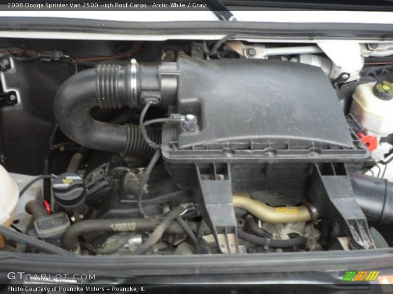 Arctic White / Gray 2008 Dodge Sprinter Van 2500 High Roof Cargo