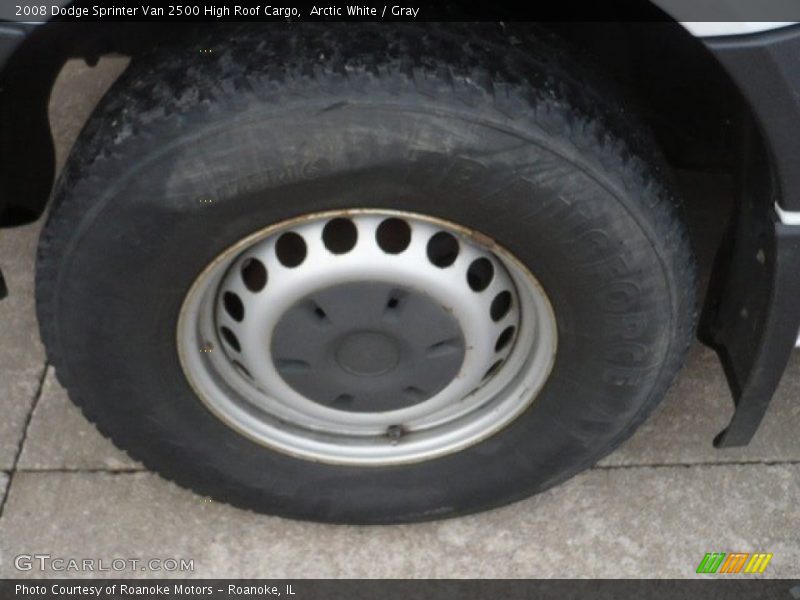 Arctic White / Gray 2008 Dodge Sprinter Van 2500 High Roof Cargo
